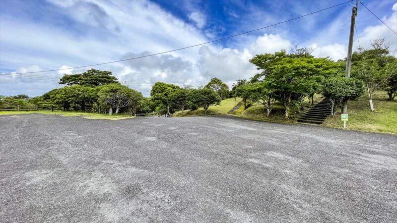 広い駐車スペース